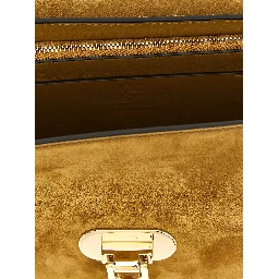 Beige Calfskin Crossbody Bag