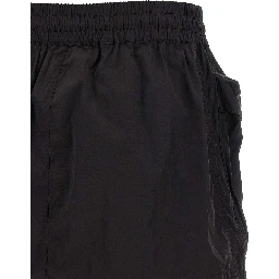 Black Polyamide Long Skirt