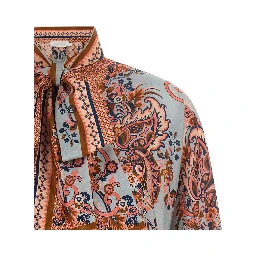 Multicolor Silk Blouse