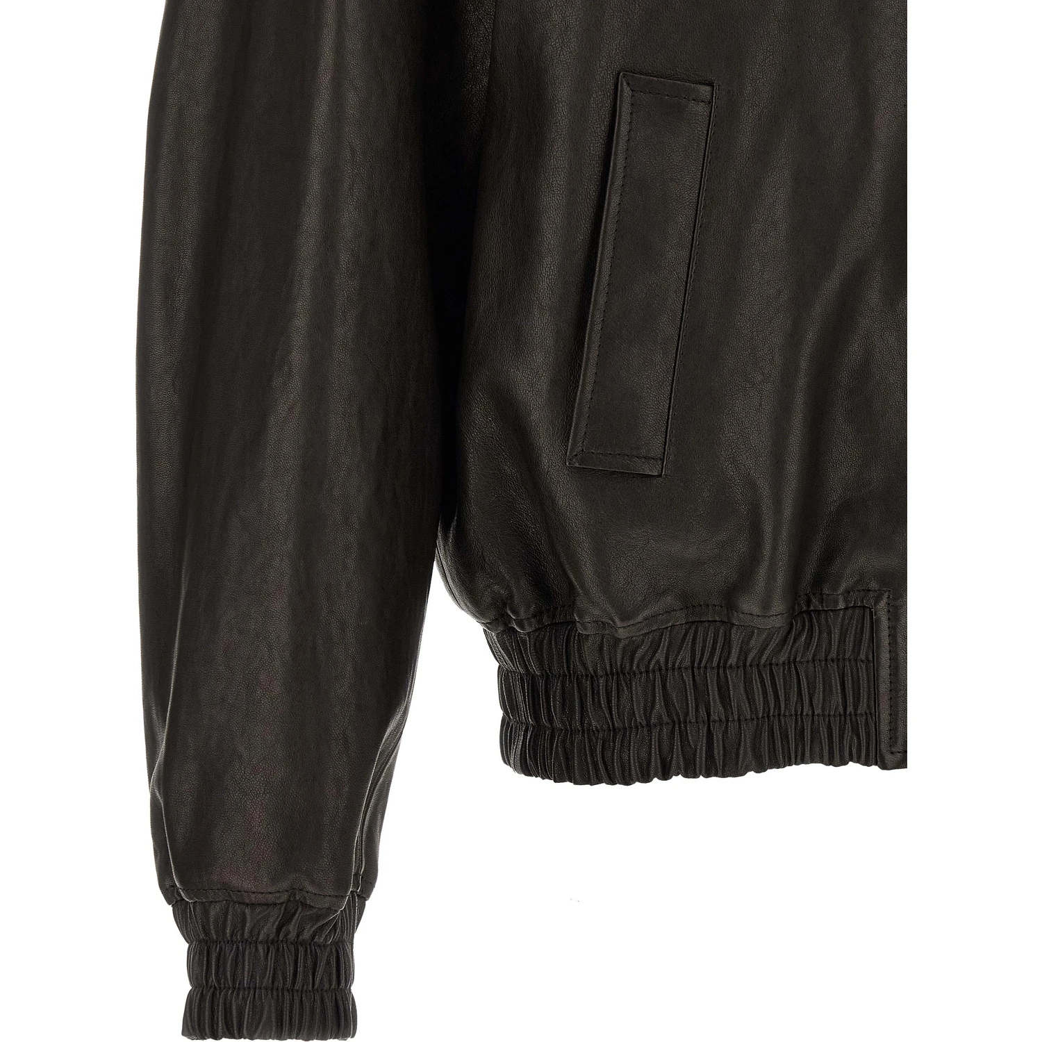 Black Calfskin Leather Jacket