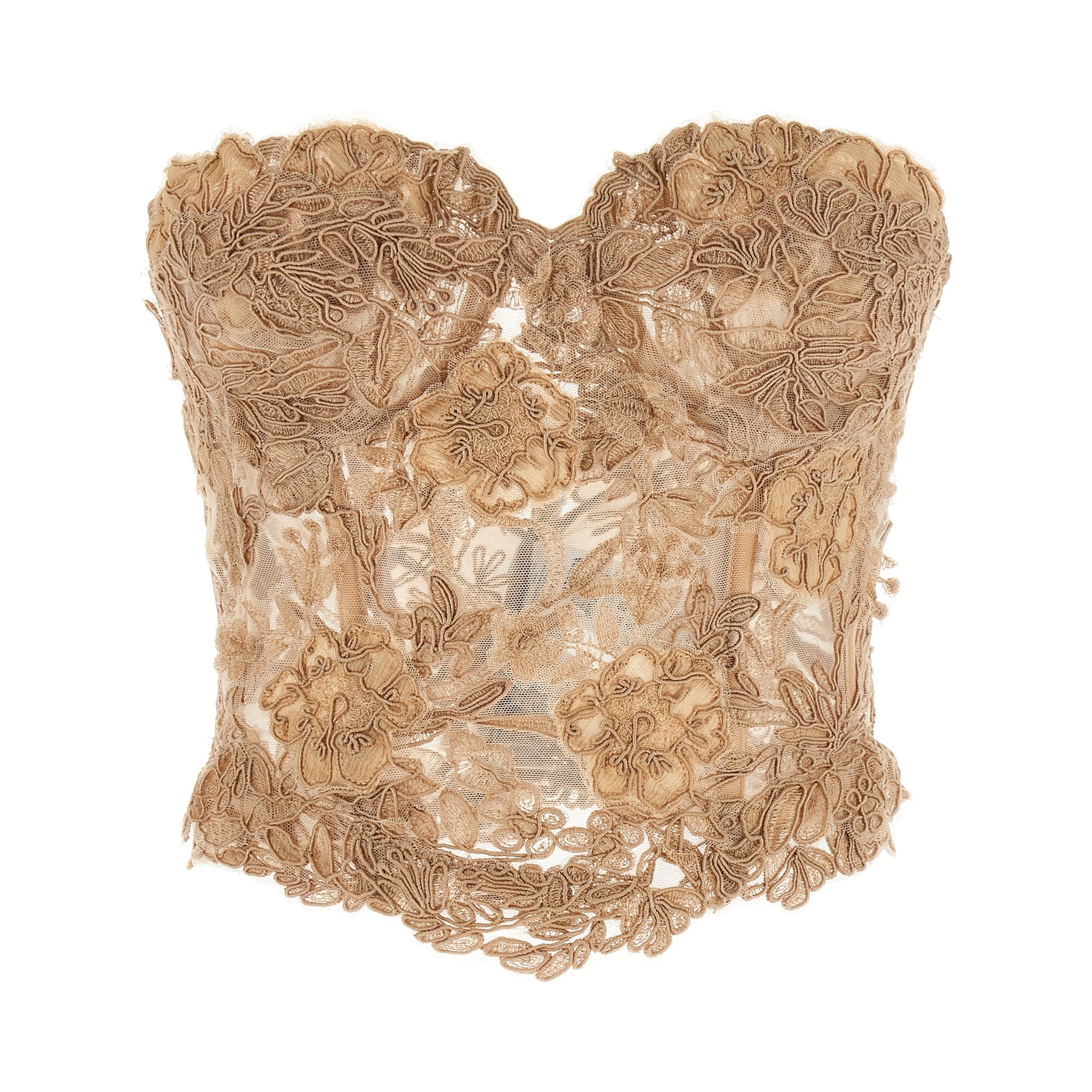 Beige Cotton Tank Tops