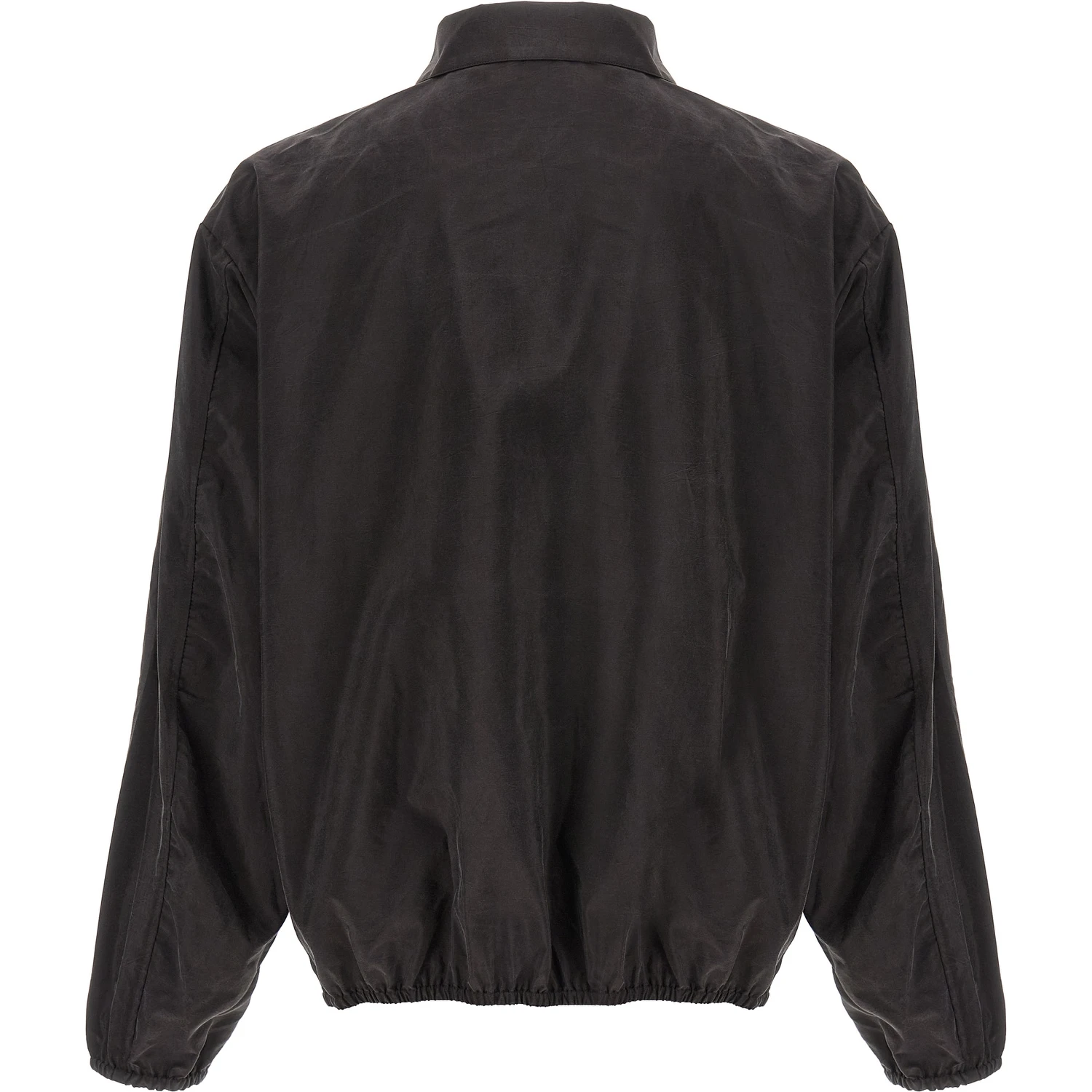 Brown Silk Shell Jacket