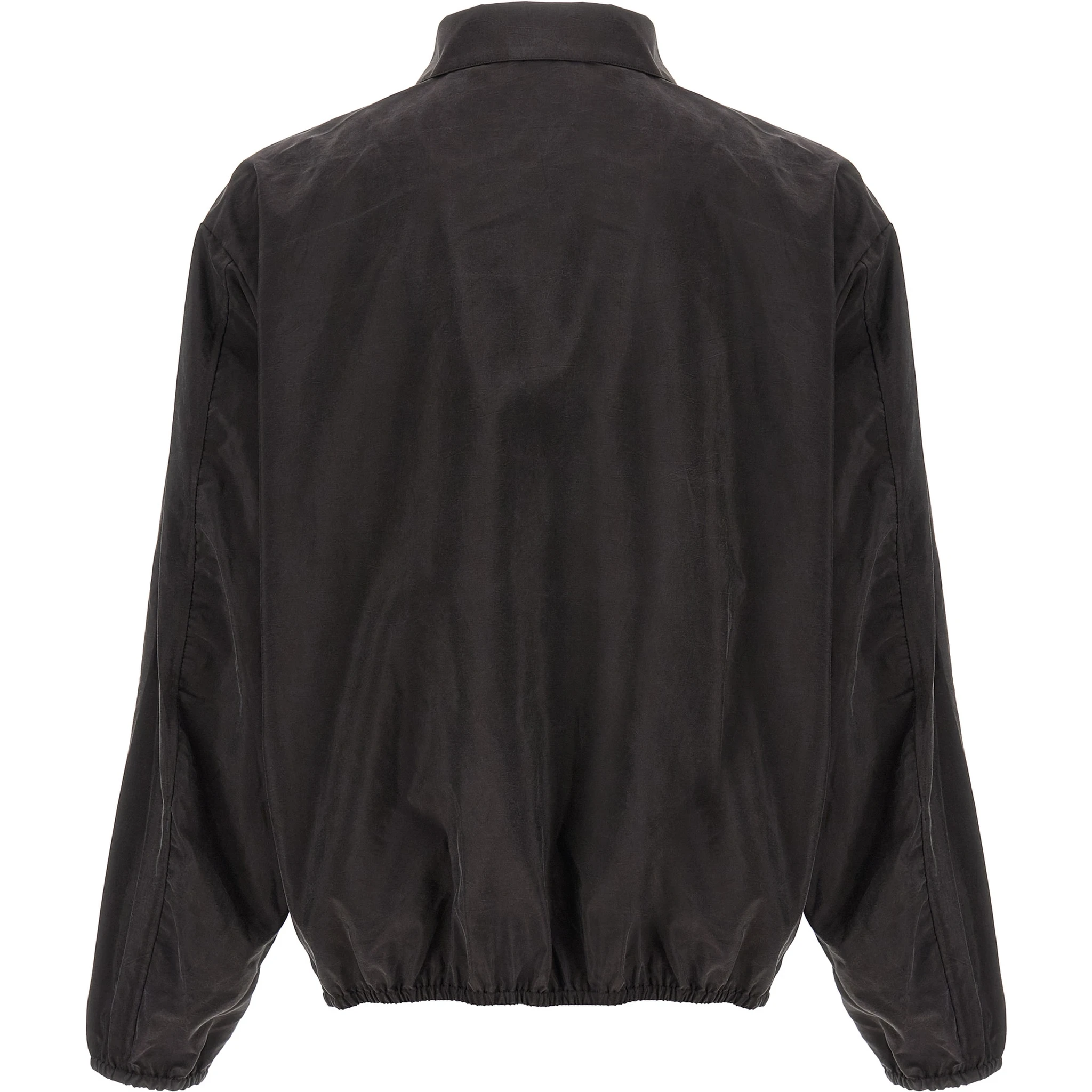 Brown Silk Shell Jacket
