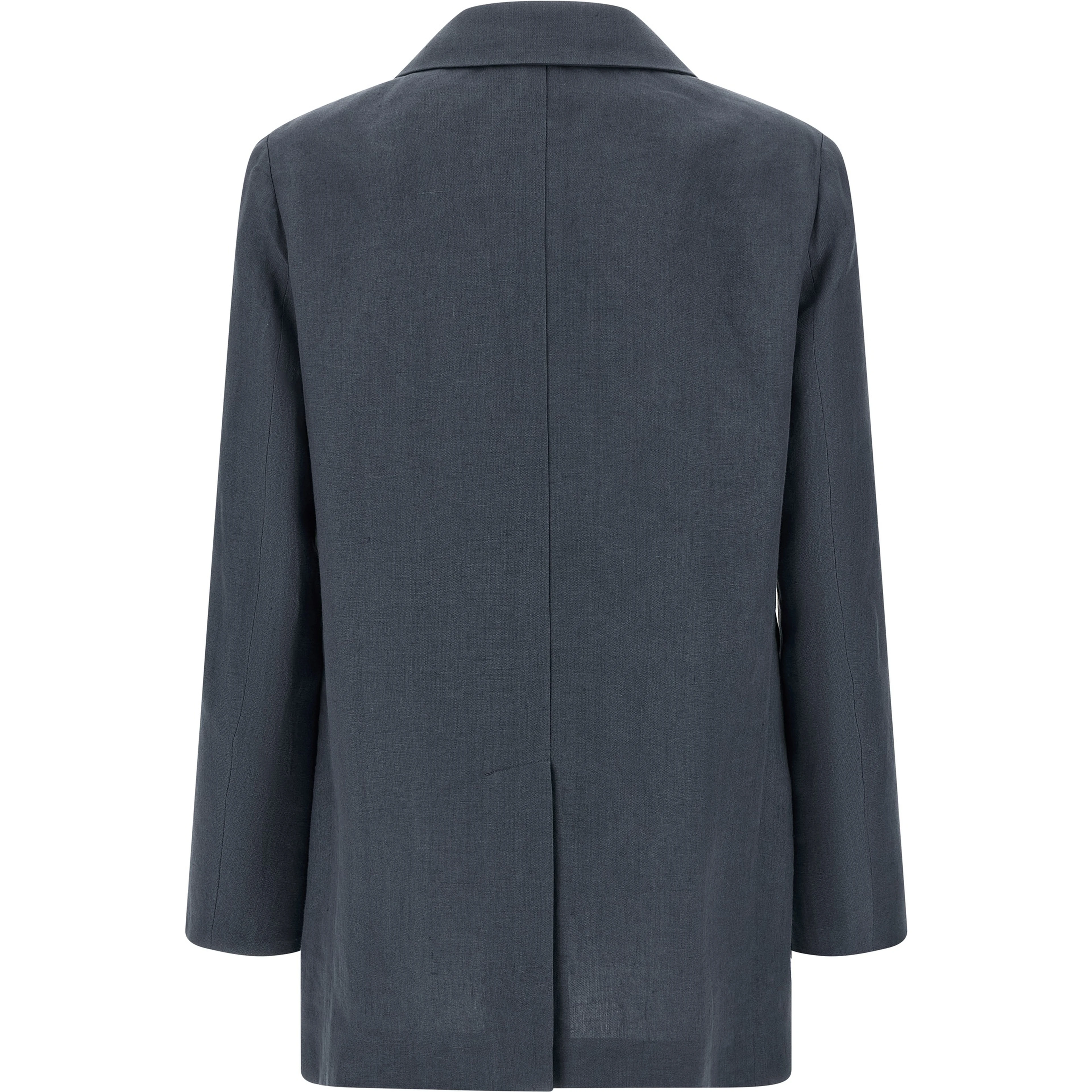 Blue Linen Blazer