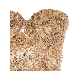 Beige Cotton Tank Tops