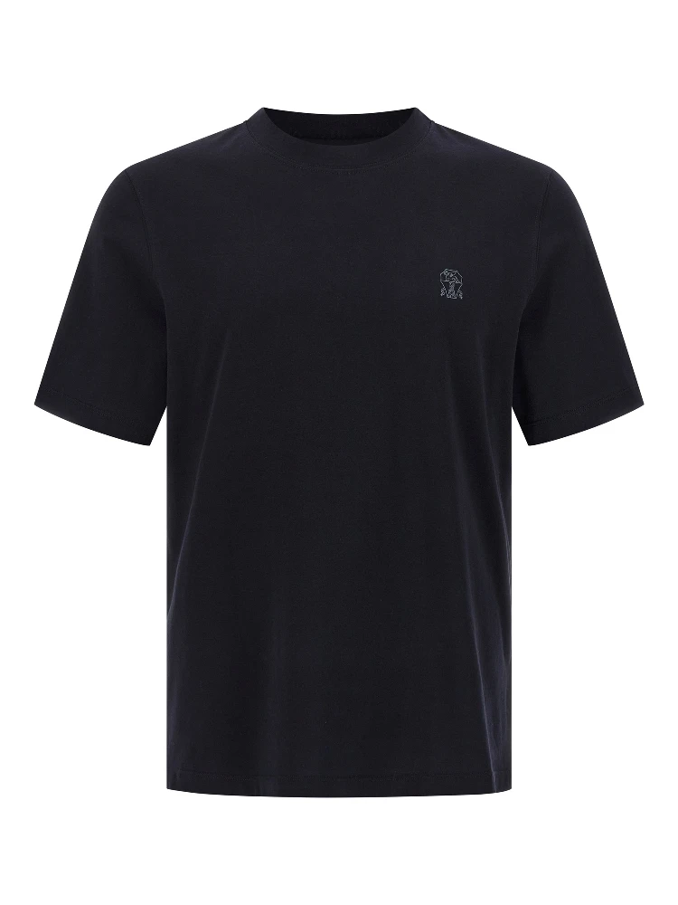 Blue Cotton T-Shirt