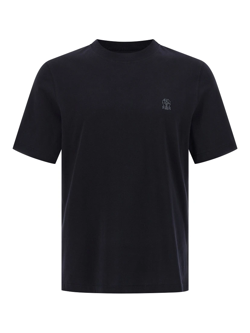 Blue Cotton T-Shirt