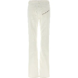 White Cotton Jeans Denim
