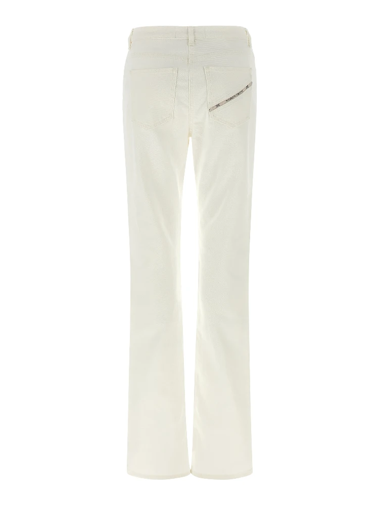 White Cotton Jeans Denim alternative