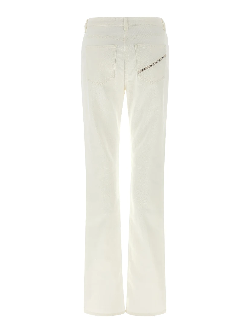 White Cotton Jeans Denim