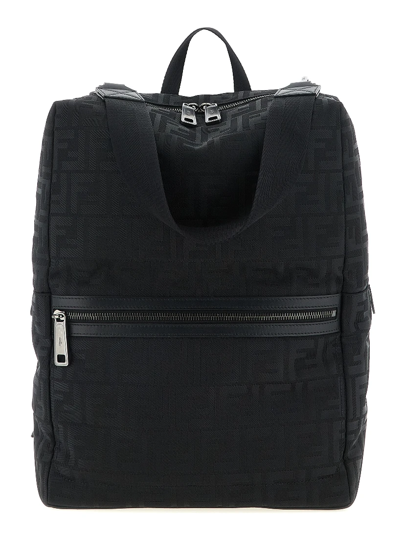 Black Polyamide Backpack