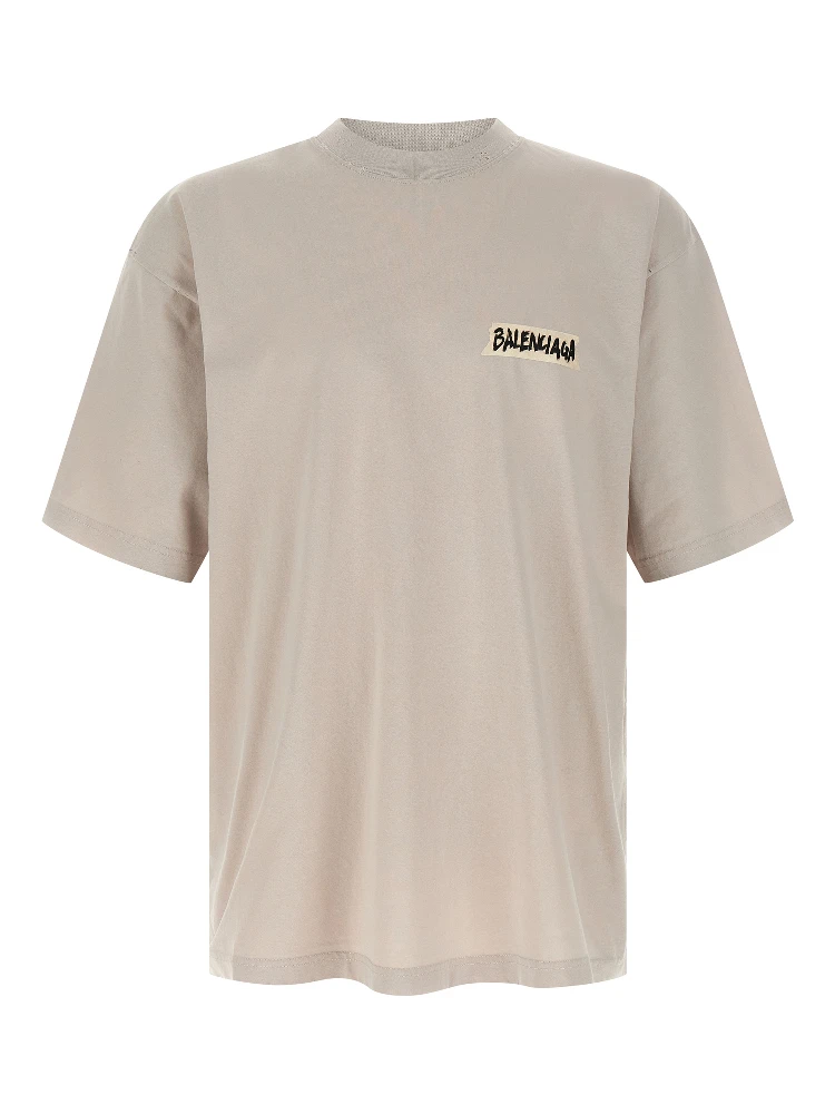 Gray Cotton T-Shirt
