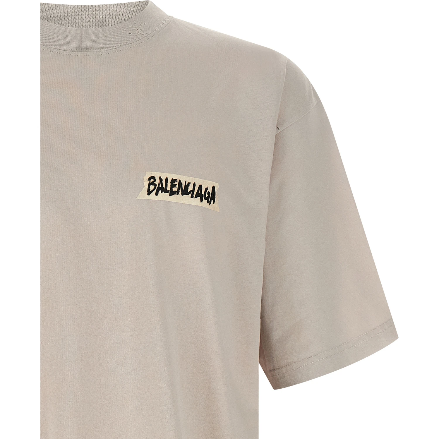 Gray Cotton T-Shirt