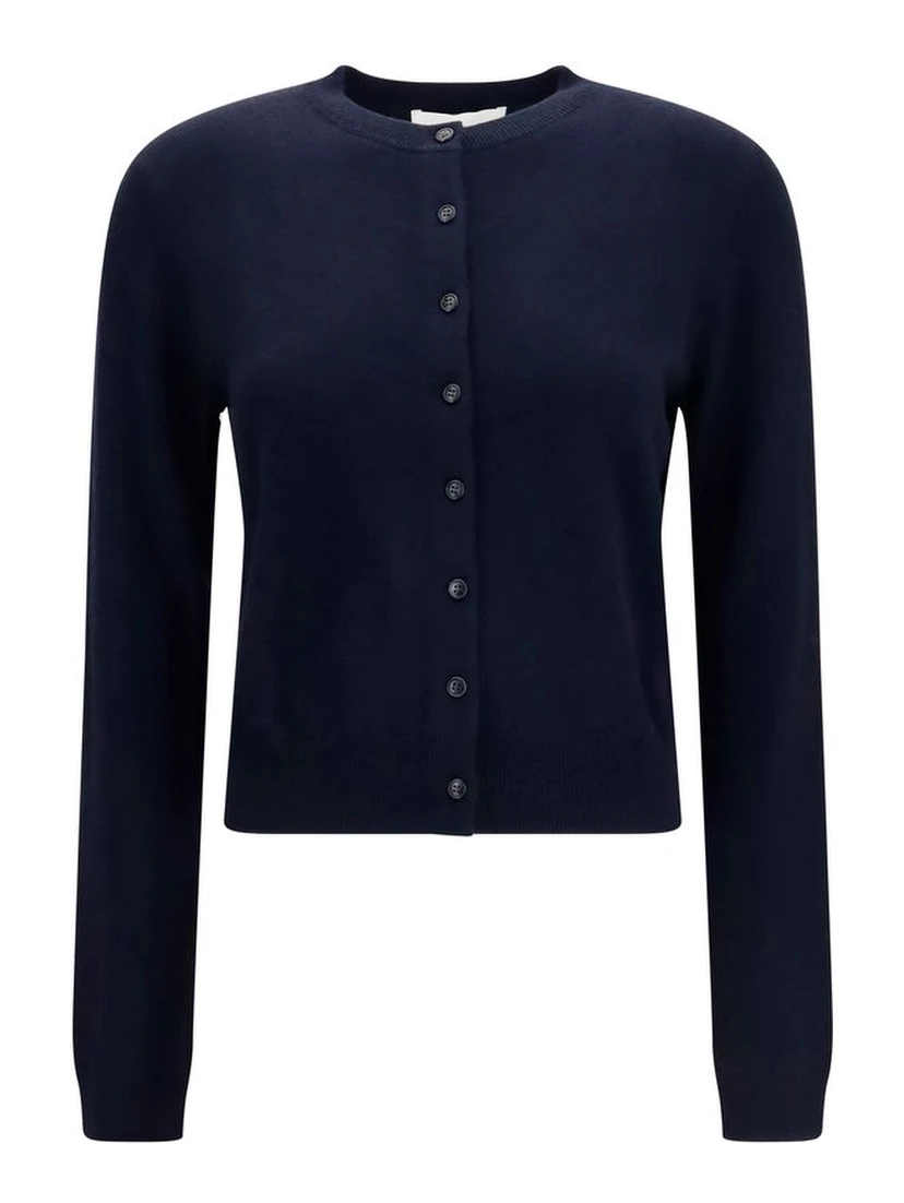 Blue Cashmere Cardigan