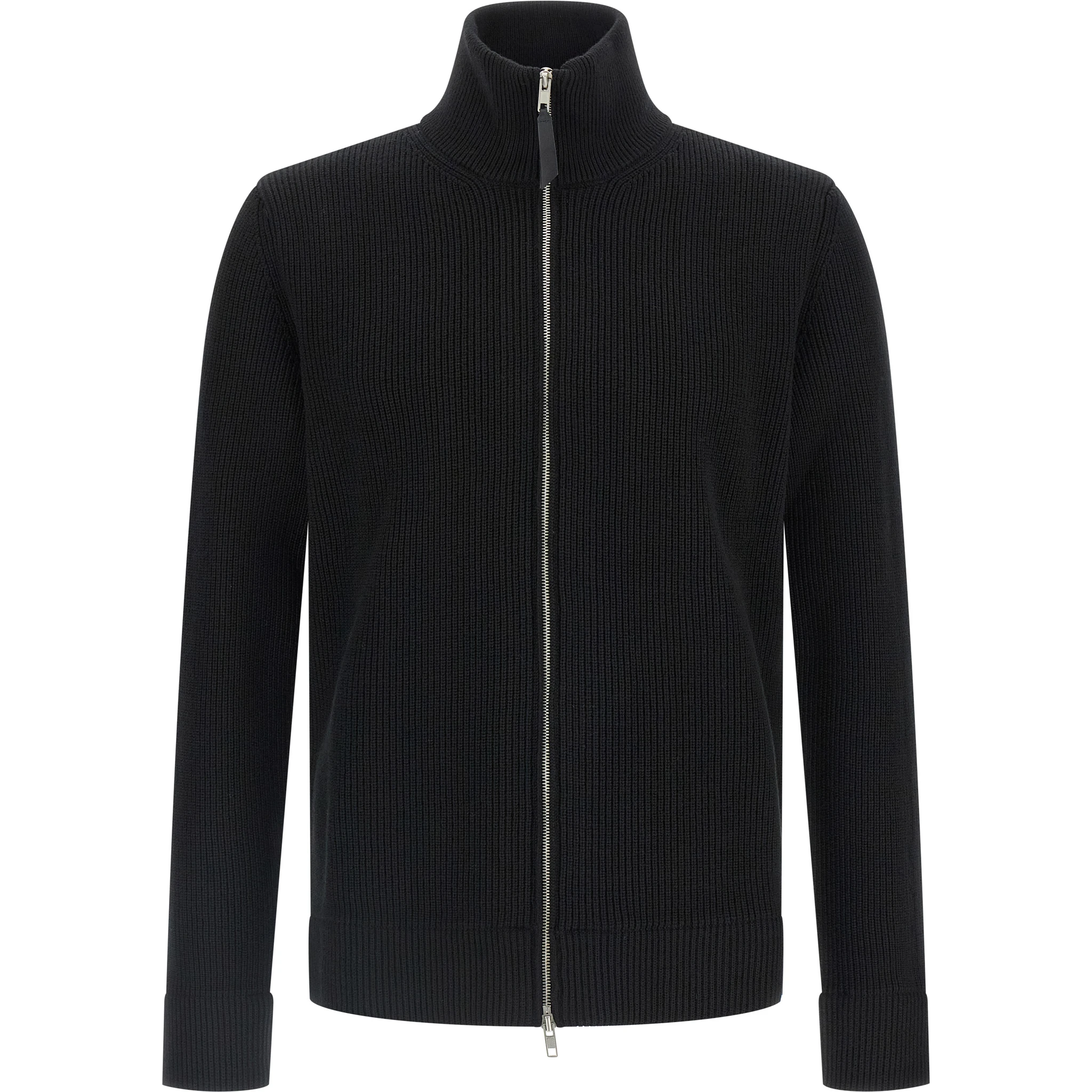 Black Cotton Cardigan