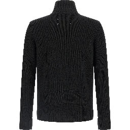 Black Cotton Cardigan