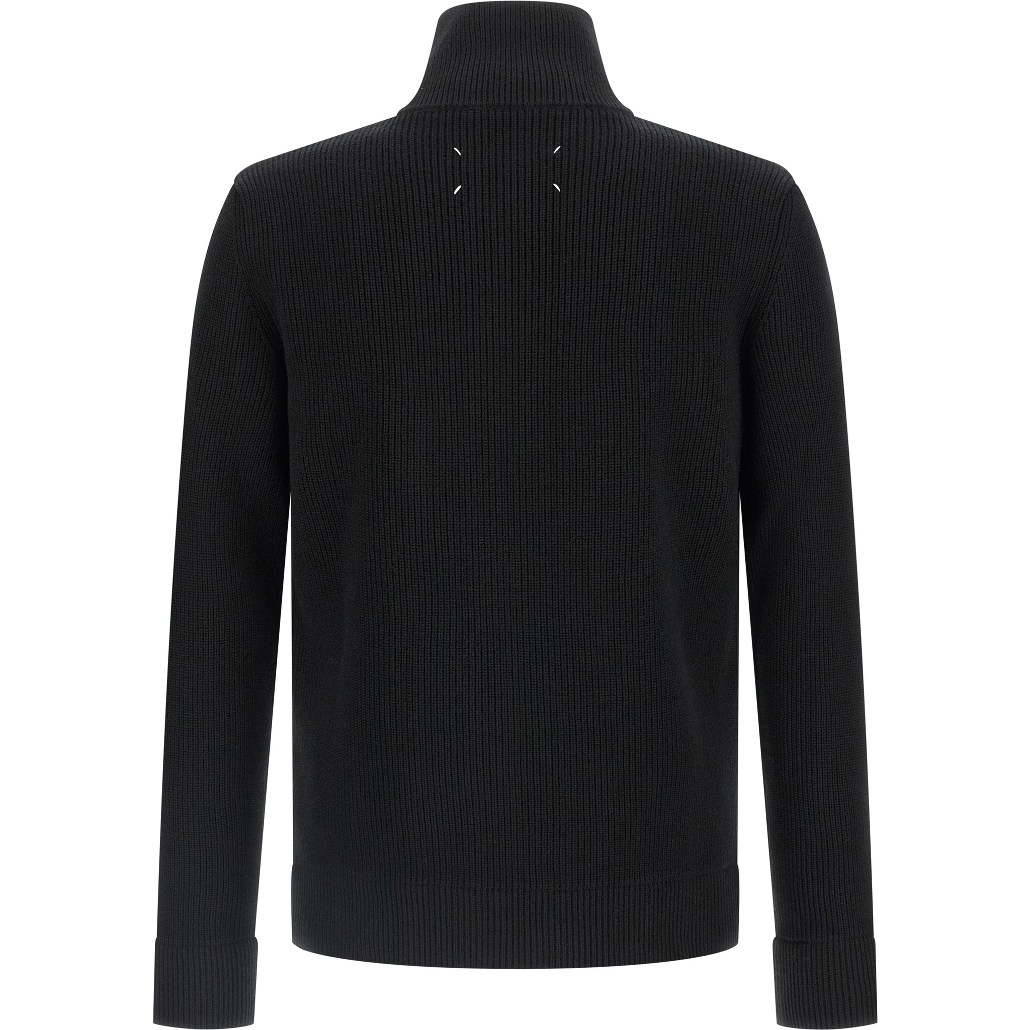 Black Cotton Cardigan