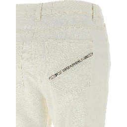 White Cotton Jeans Denim