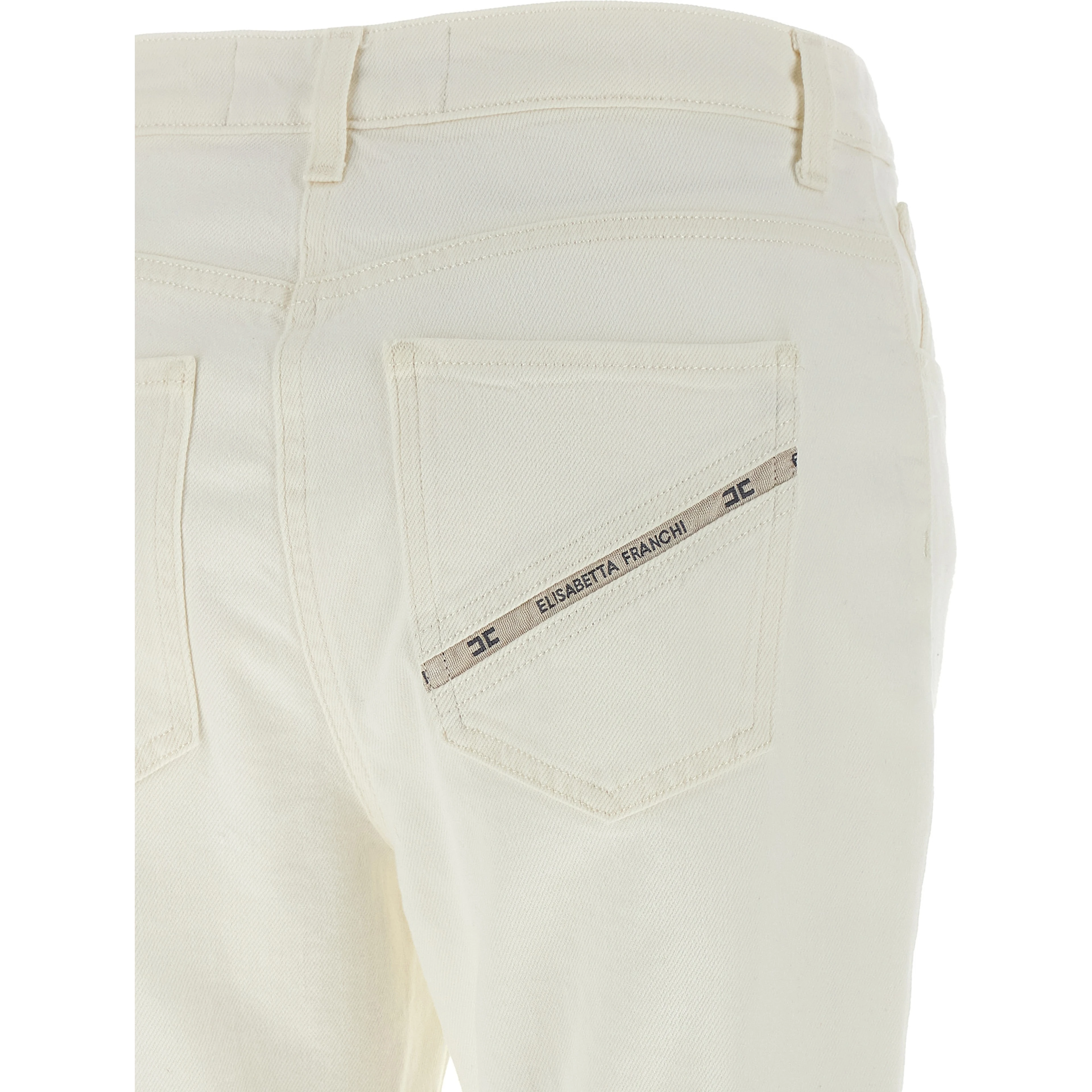 White Cotton Jeans Denim