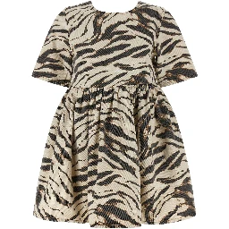 Multicolor Organic Cotton Short Dress