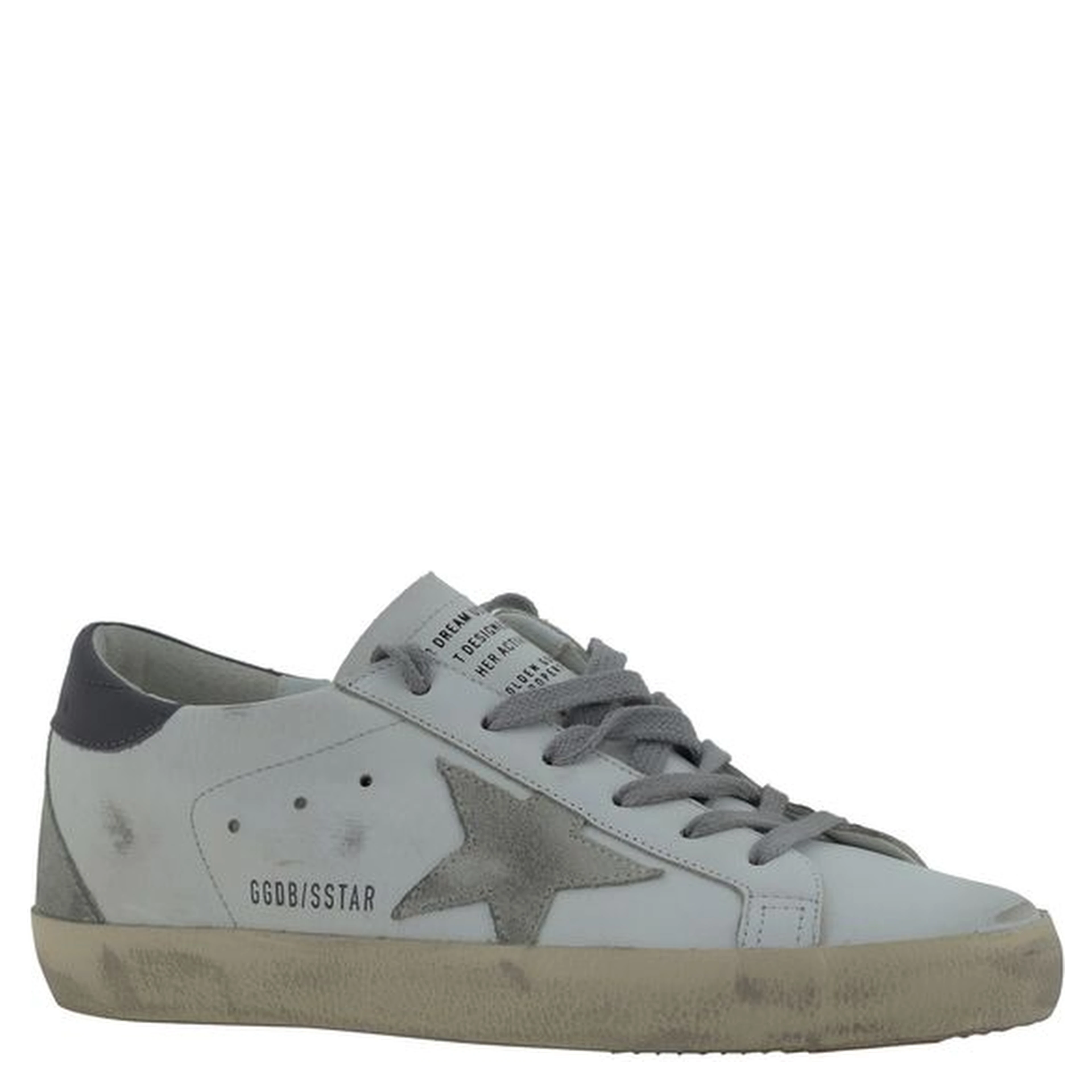 White Calf Leather Bos Taurus Low Top Sneakers