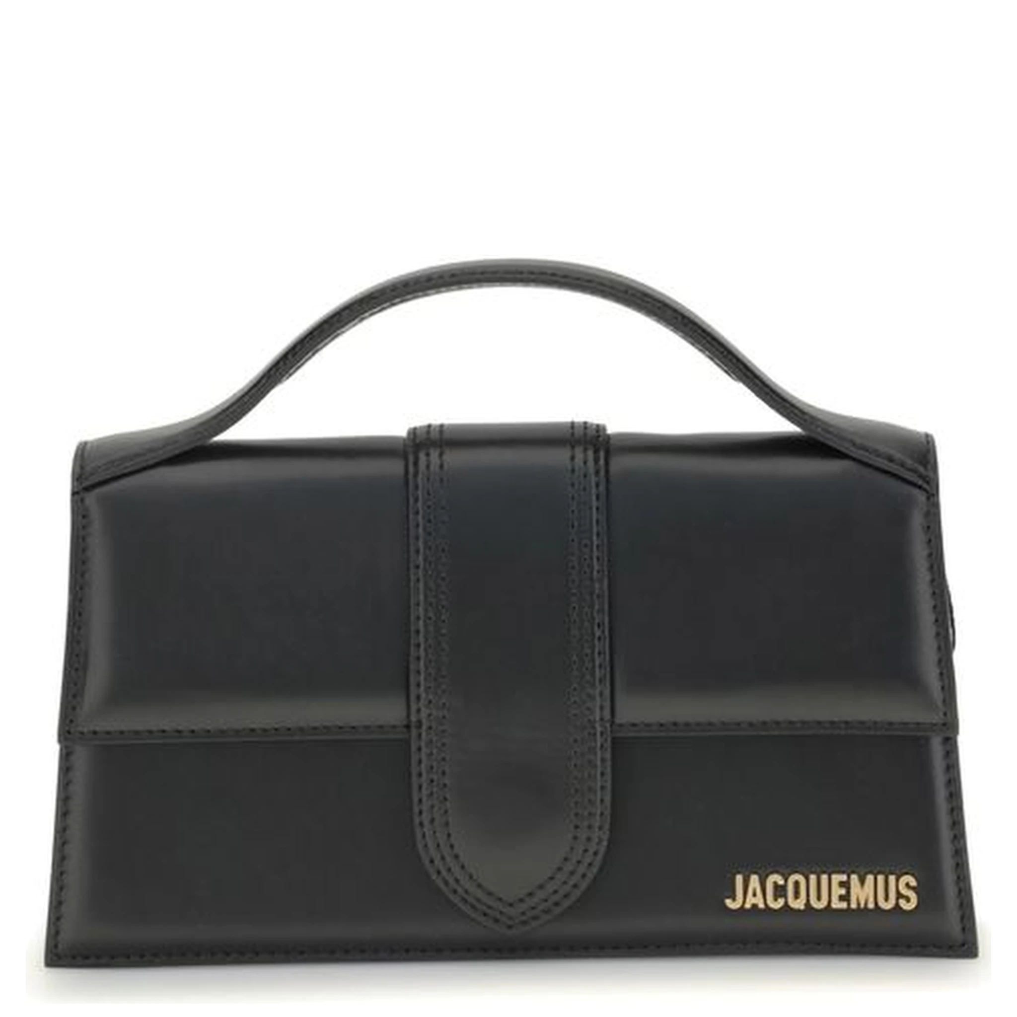 Black Calf Leather Bos Taurus Handbag