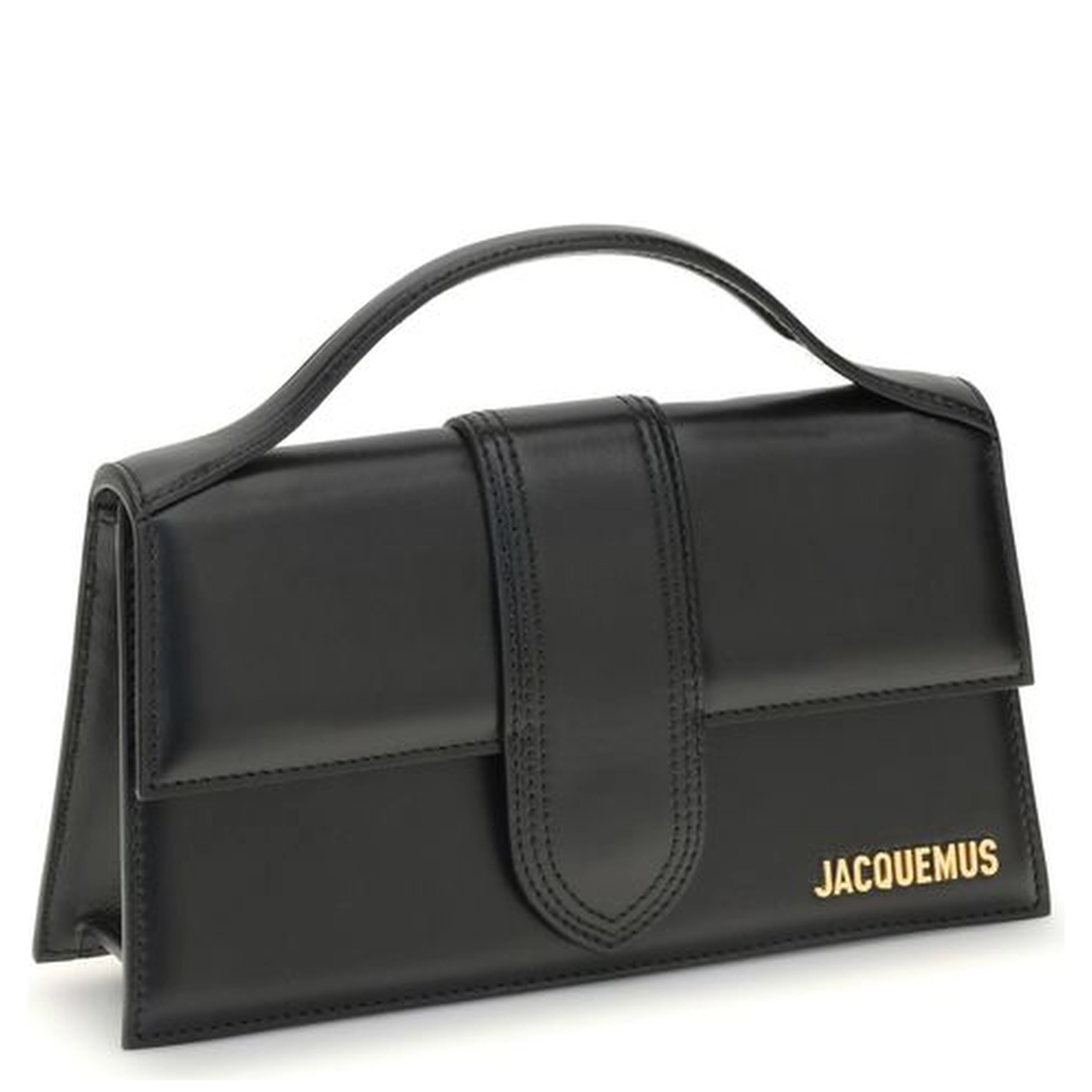 Black Calf Leather Bos Taurus Handbag