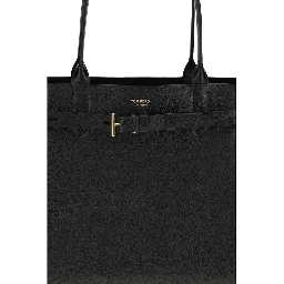 Black Calf Leather Bos Taurus Shoulder Bag