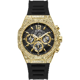 Black Synthetic Dress Watch