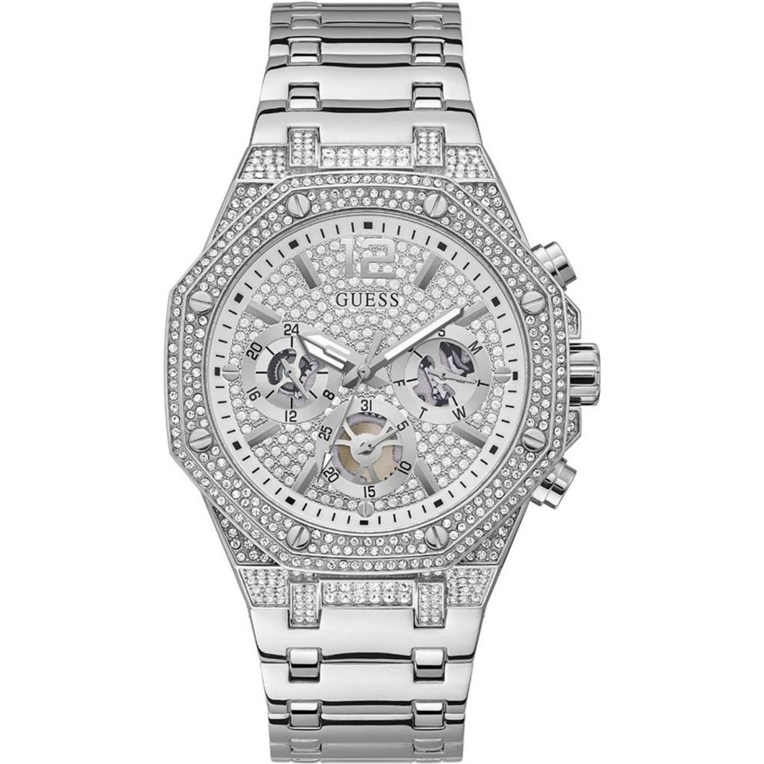 Gray Stainless Steel Dress Watch