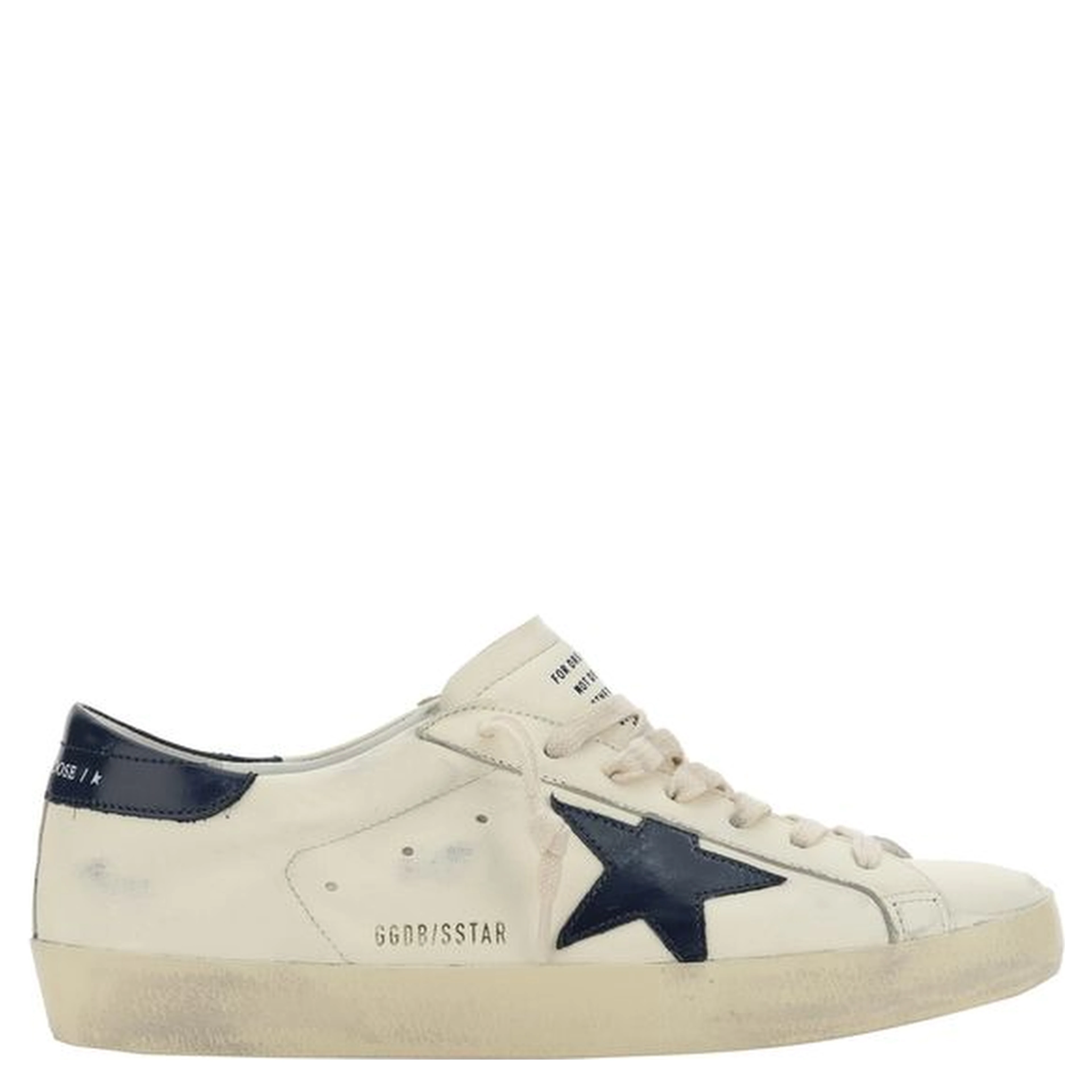White Goatskin Low Top Sneakers