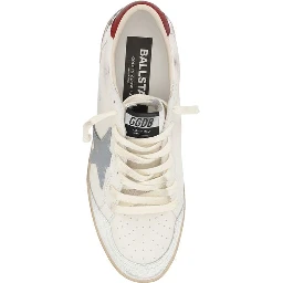 Cream Calf Leather Bos Taurus Low Top Sneakers
