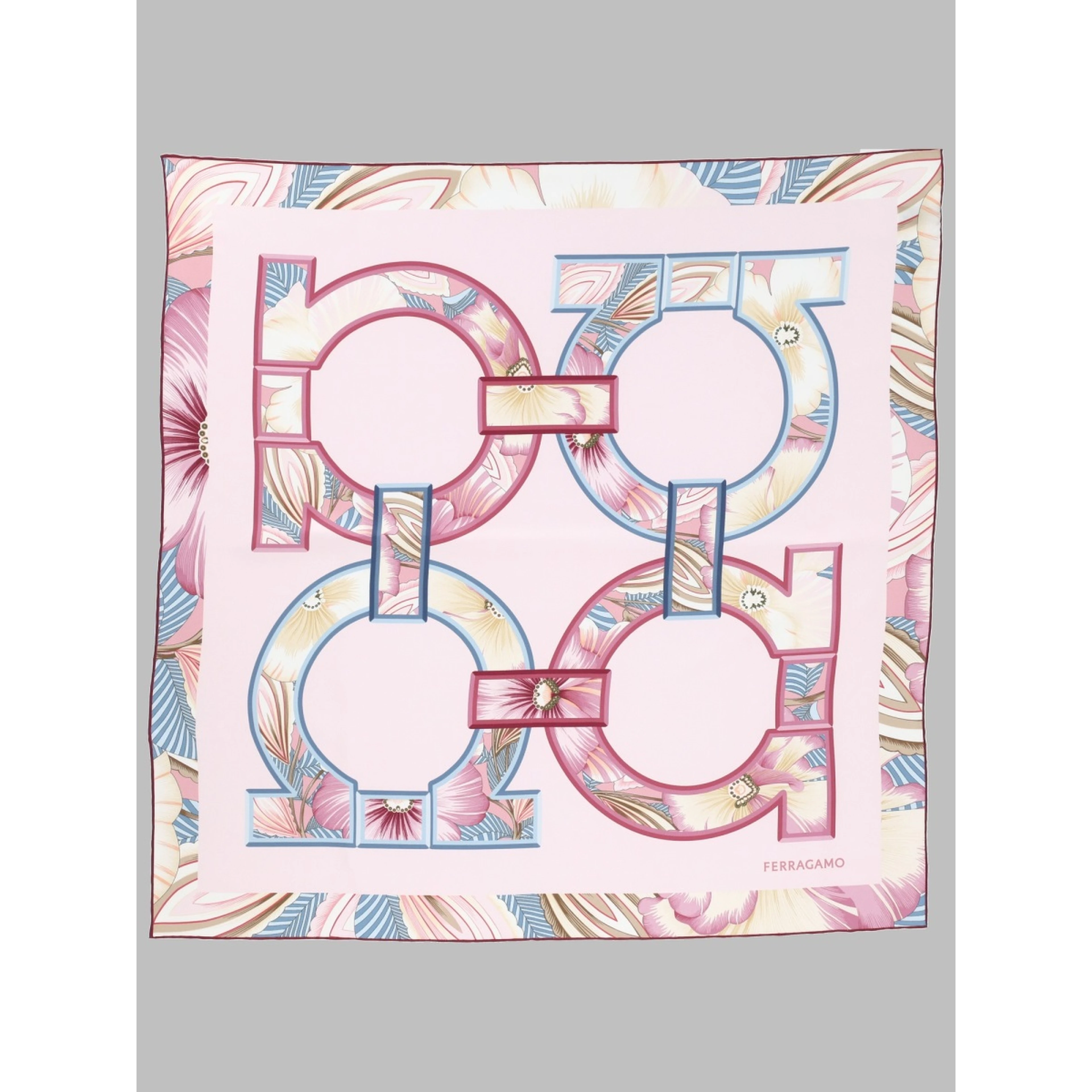 FOULARD A FIORI "GANCINI"