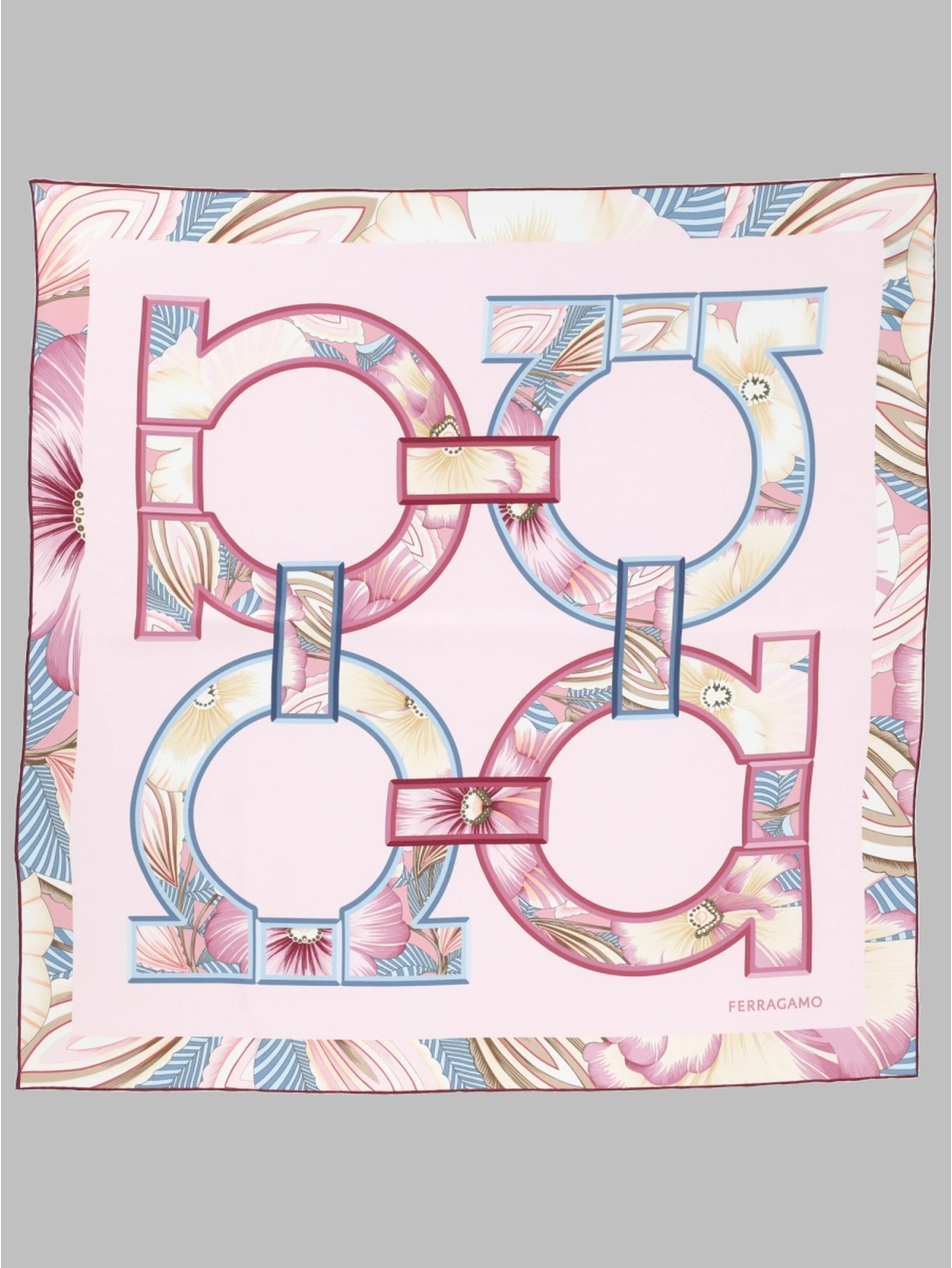 FOULARD A FIORI "GANCINI"