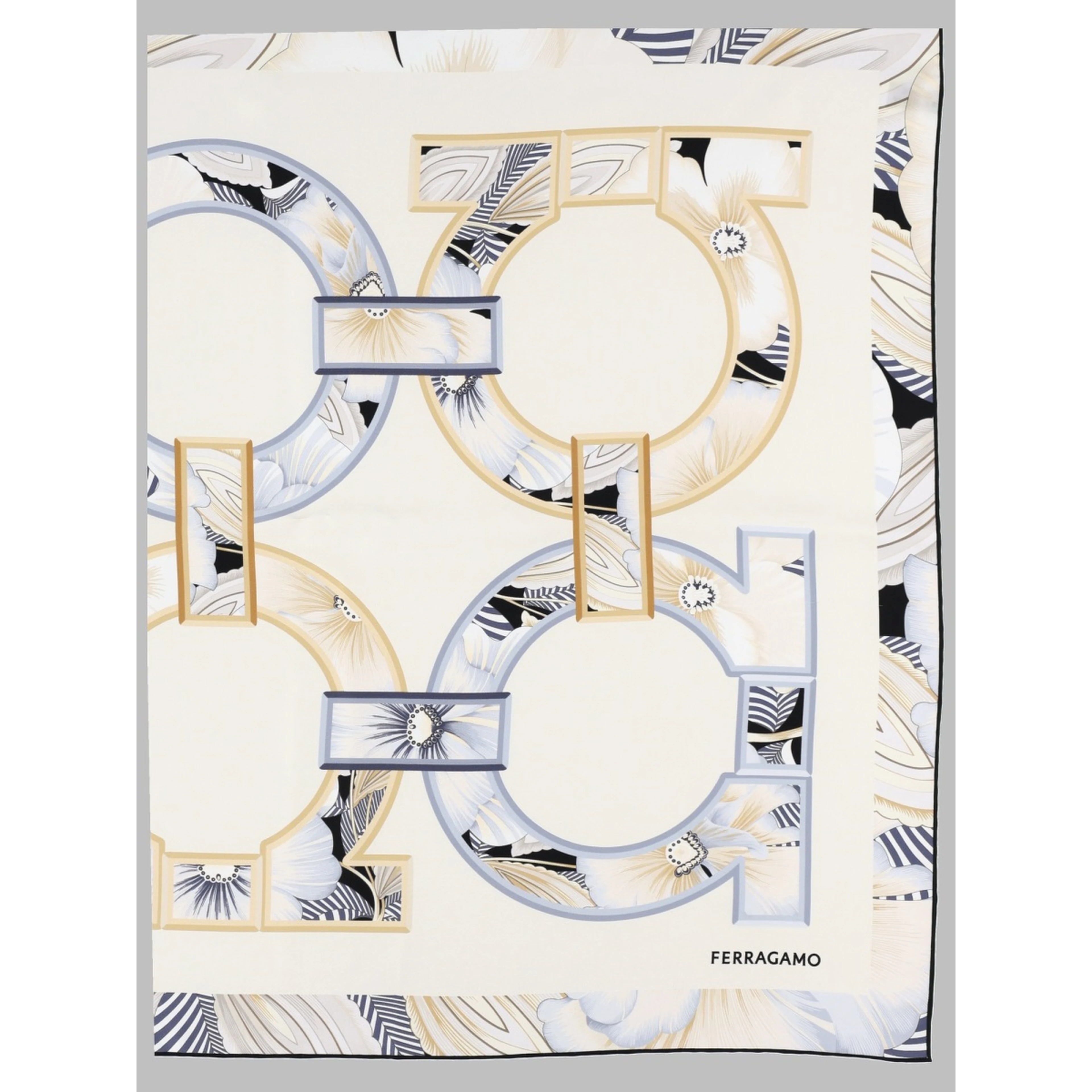 FOULARD A FIORI "GANCINI"