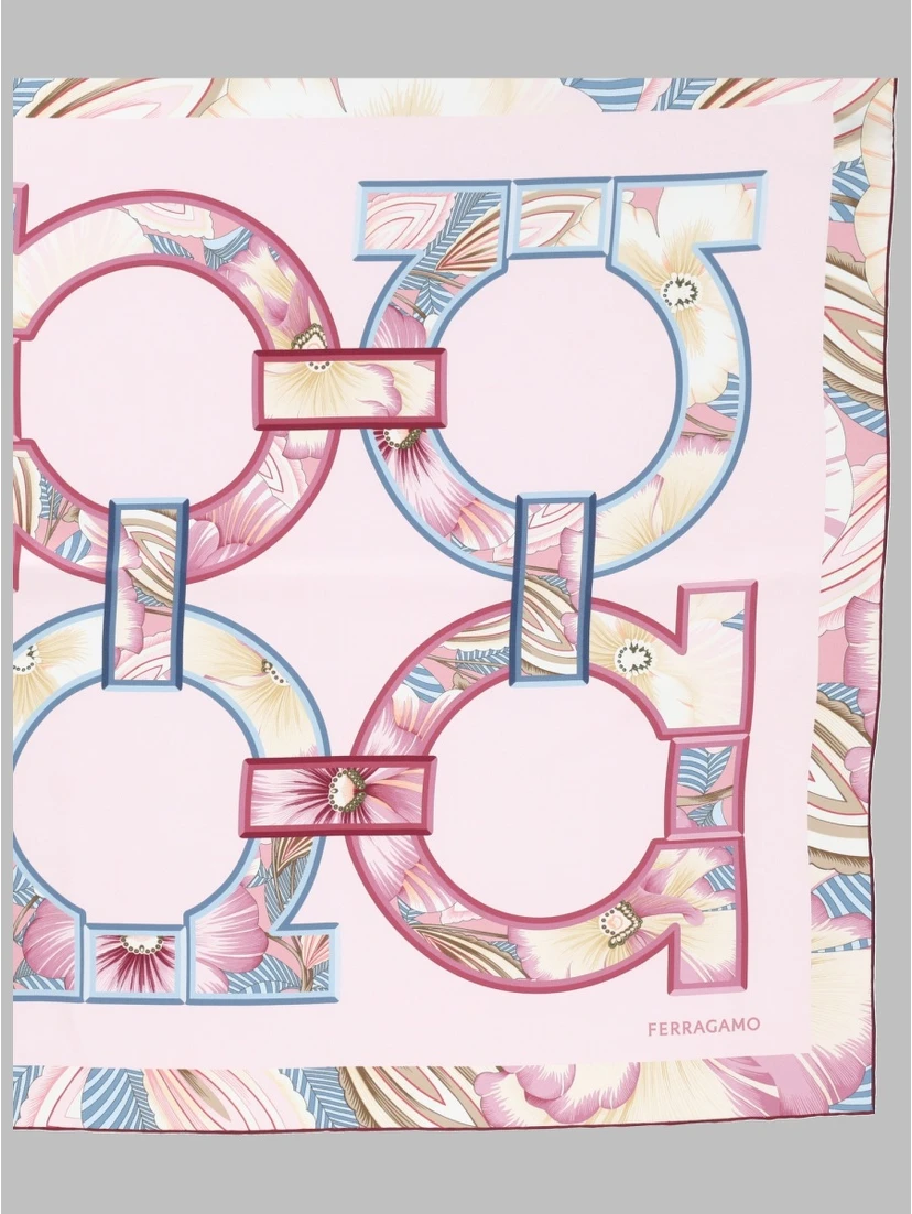 FOULARD A FIORI "GANCINI"