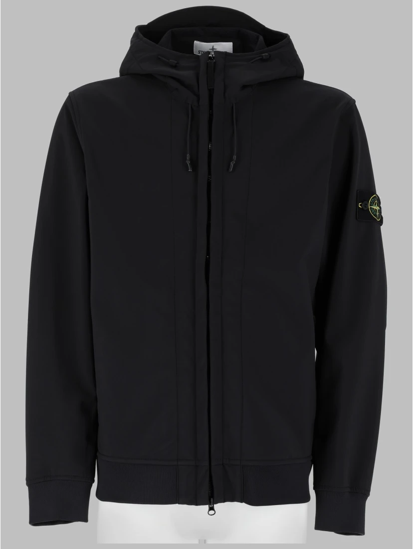 GIACCA "BIKER" CON CAPPUCCIO E ZIP