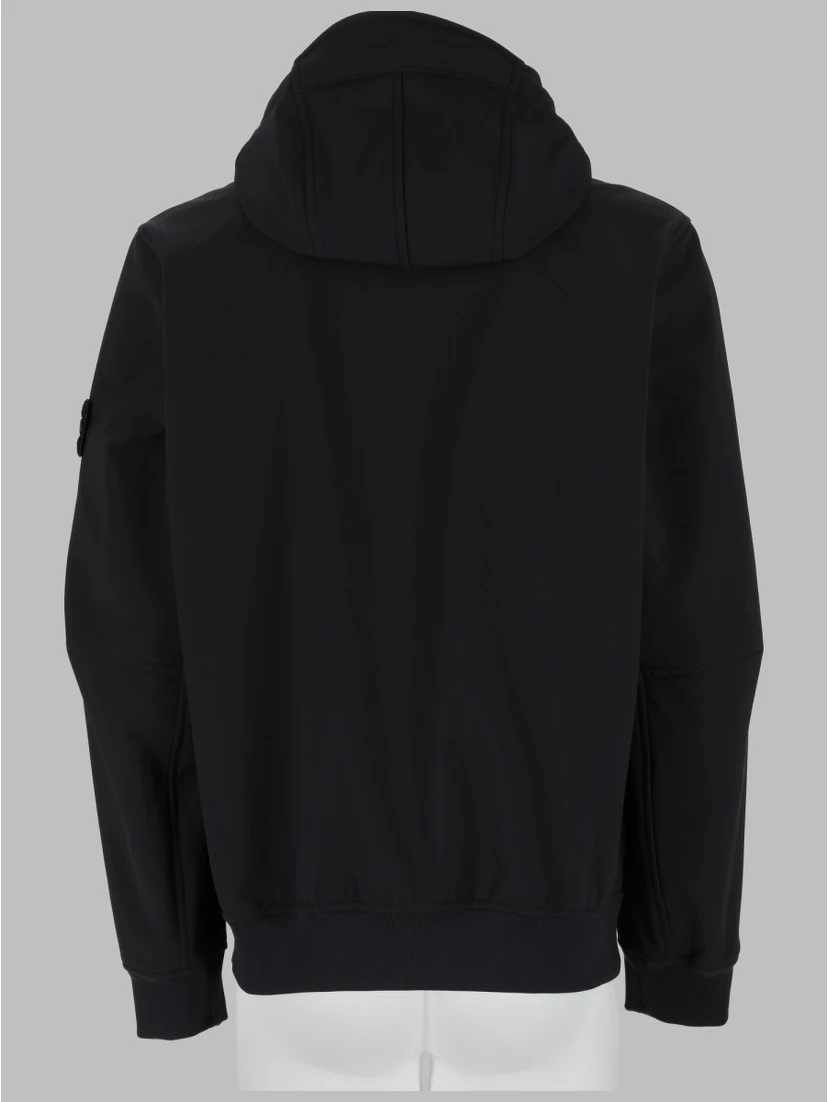 GIACCA "BIKER" CON CAPPUCCIO E ZIP