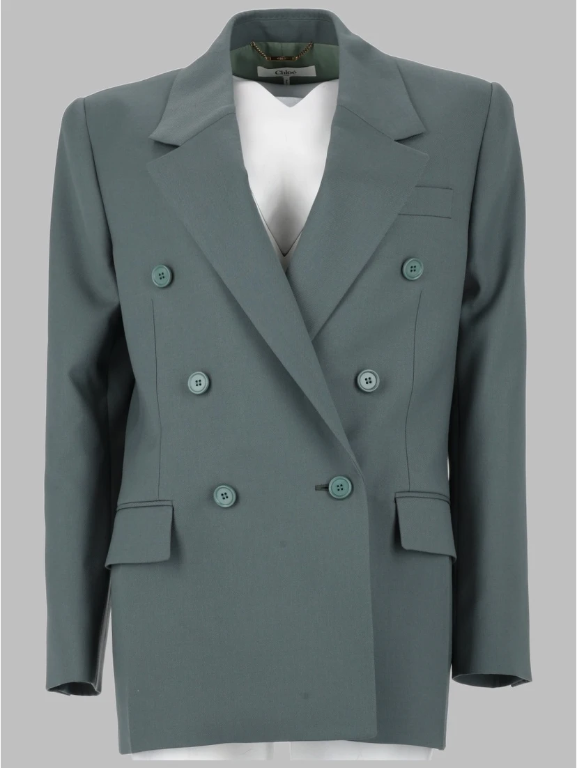 GIACCA SARTORIALE DOPPIOPETTO IN GABARDINE