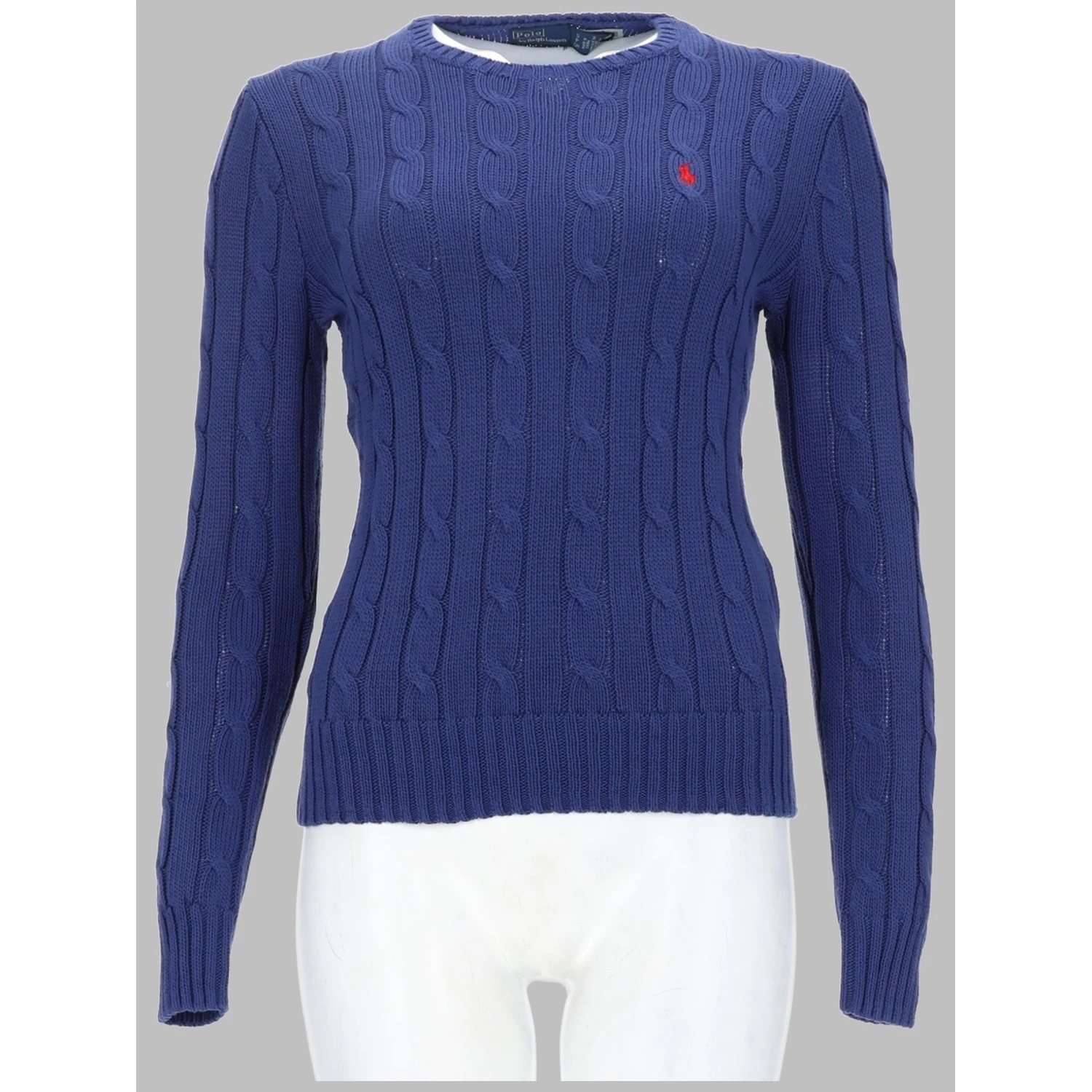 MAGLIA A TRECCE CON LOGO