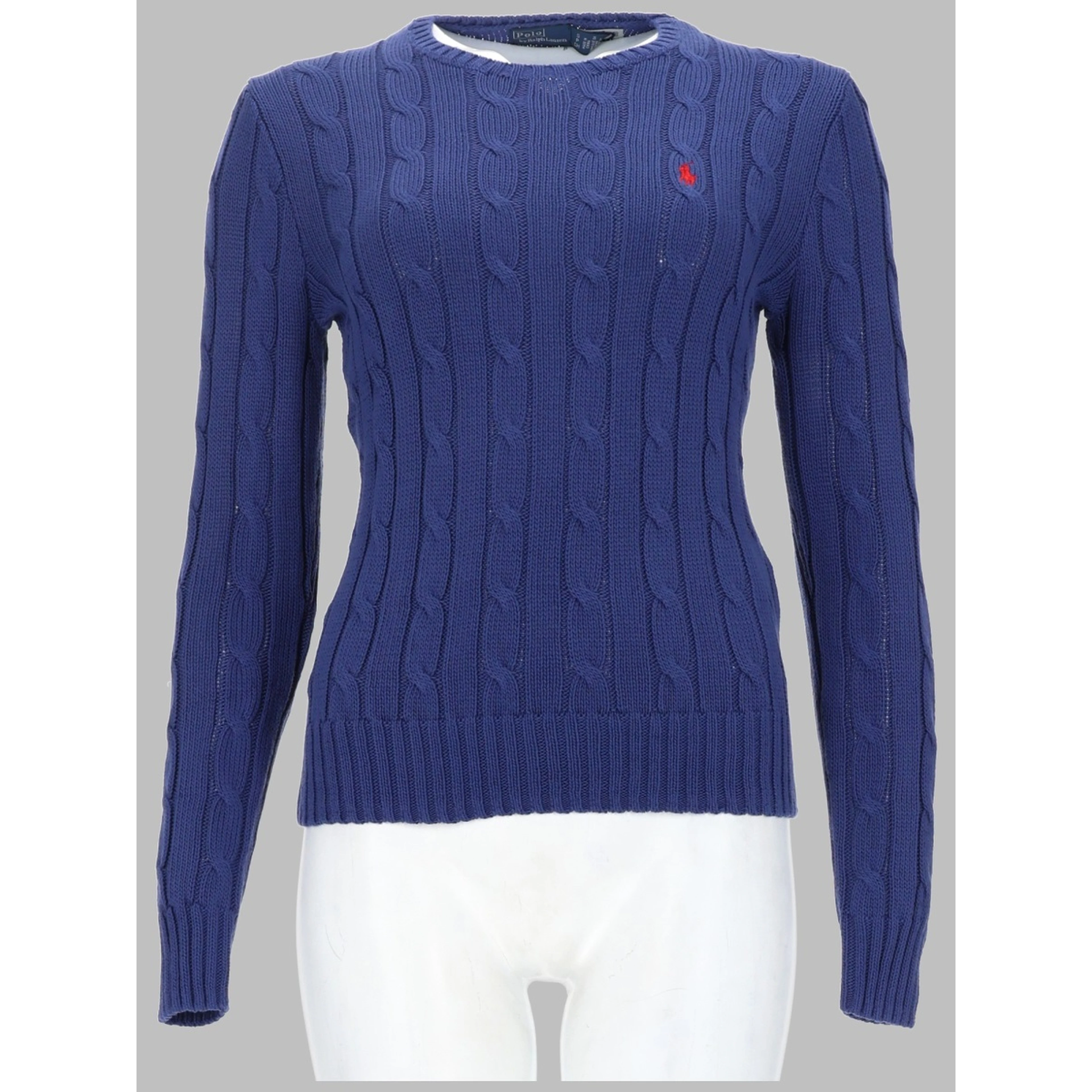 MAGLIA A TRECCE CON LOGO