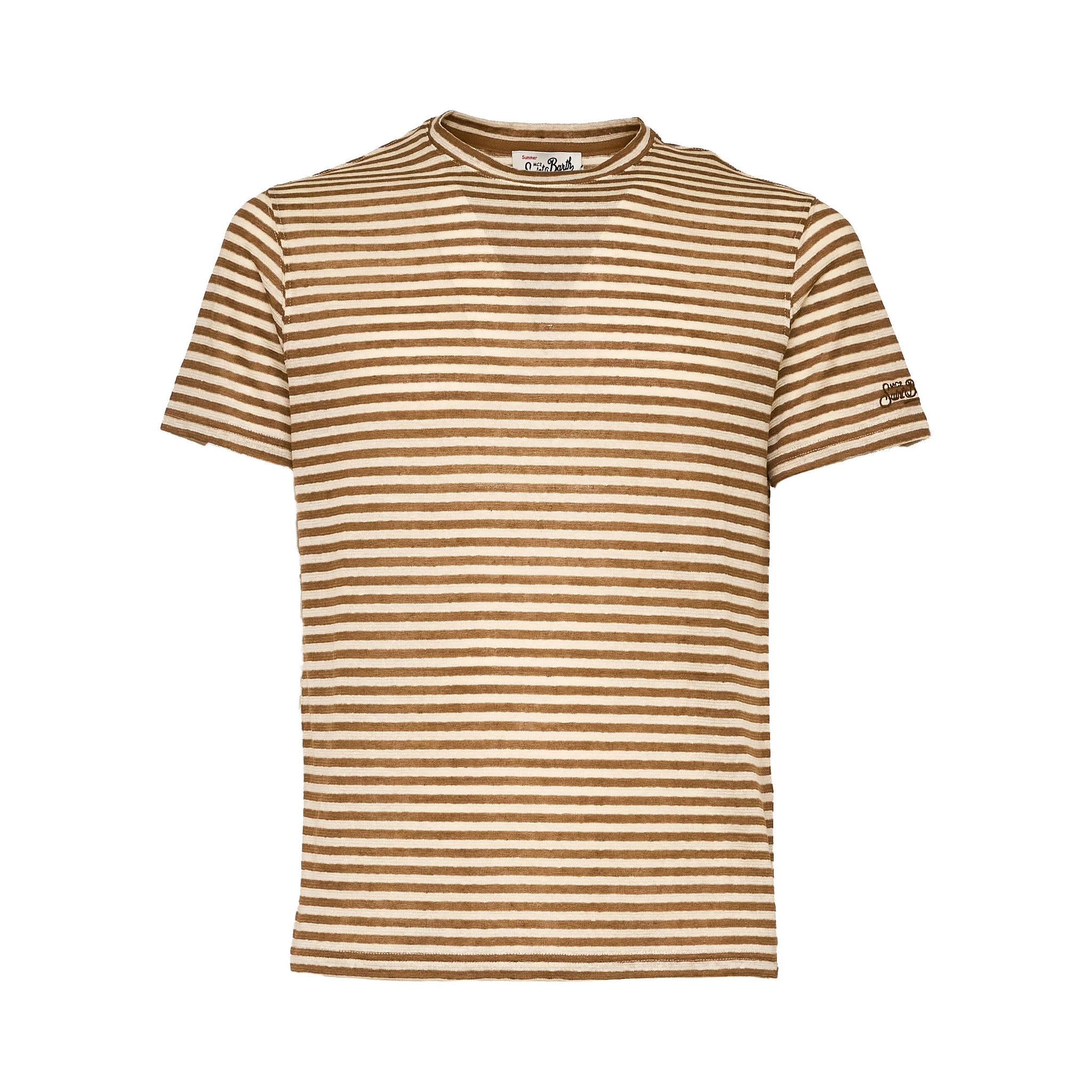 T-Shirt Dover Stripes Cotone, Lino