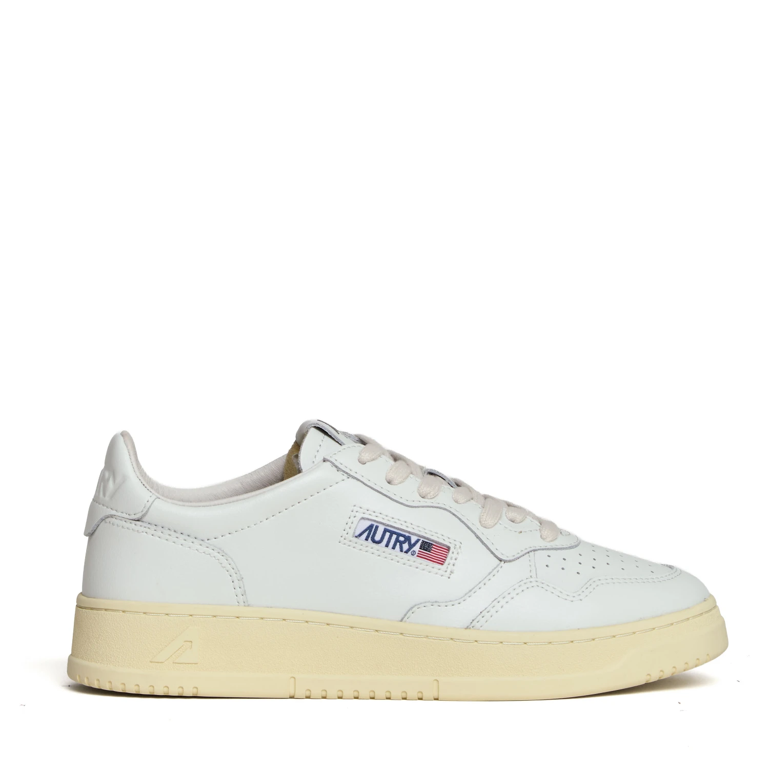 Sneakers Medalist Low In Pelle Bianca