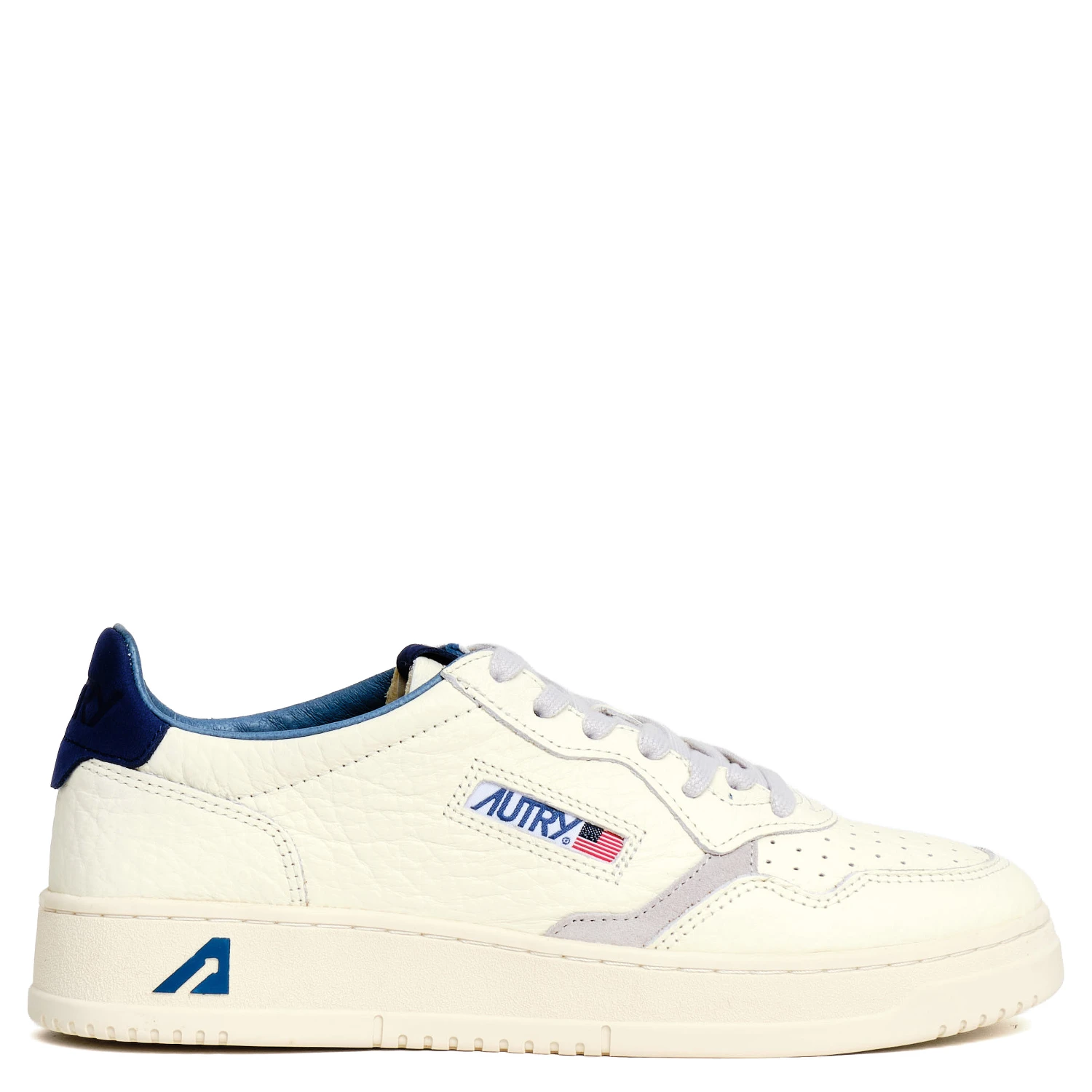 Sneakers Medalist Low In Pelle Nabuk Elephant Blue Depths, Vapor