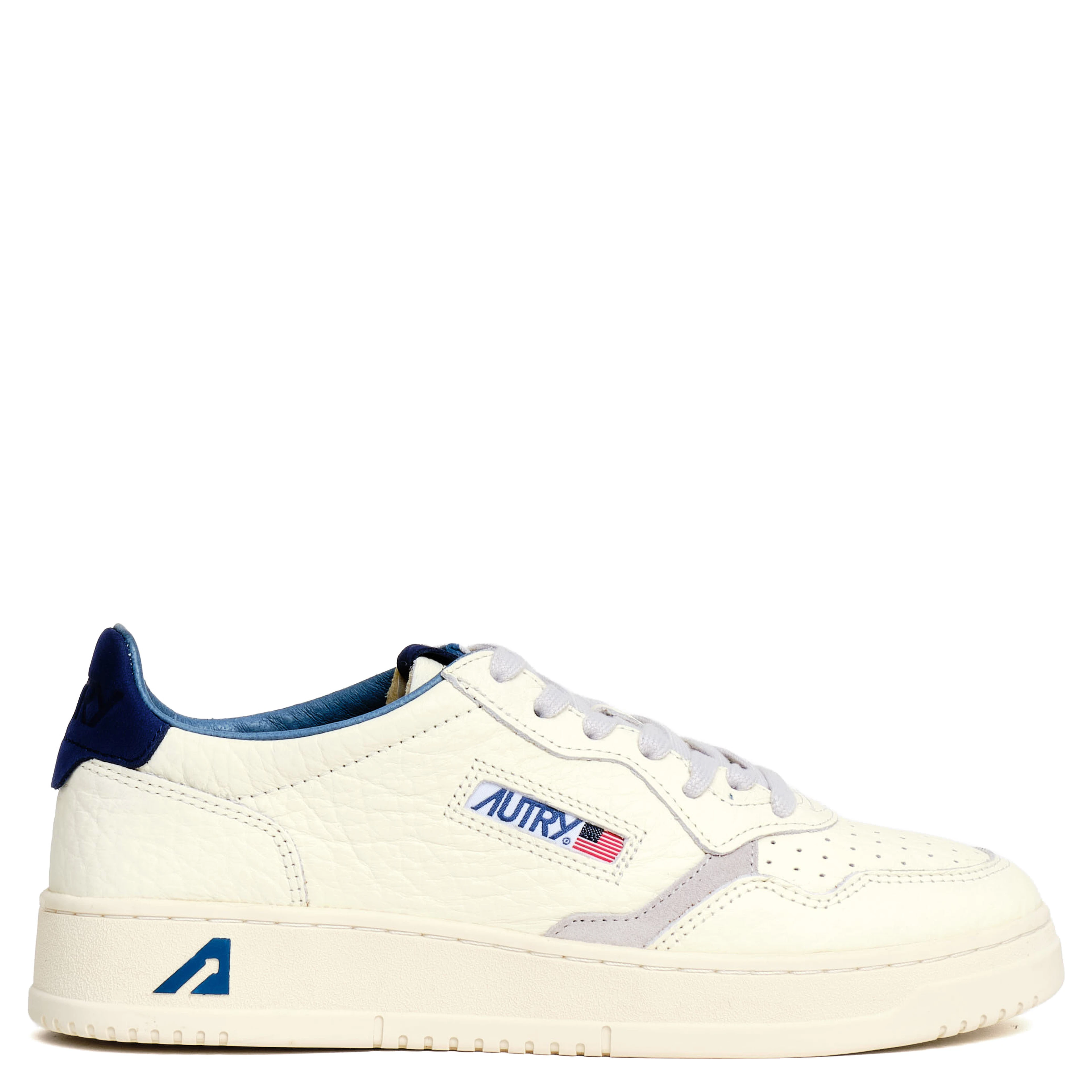 Sneakers Medalist Low In Pelle Nabuk Elephant Blue Depths, Vapor