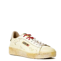 Sneakers Dallas Low Vintage In Pelle, Nabuk Marshmallow