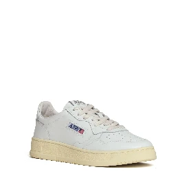 Sneakers Medalist Low In Pelle Bianca
