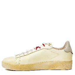 Sneakers Dallas Low Vintage In Pelle, Nabuk Marshmallow