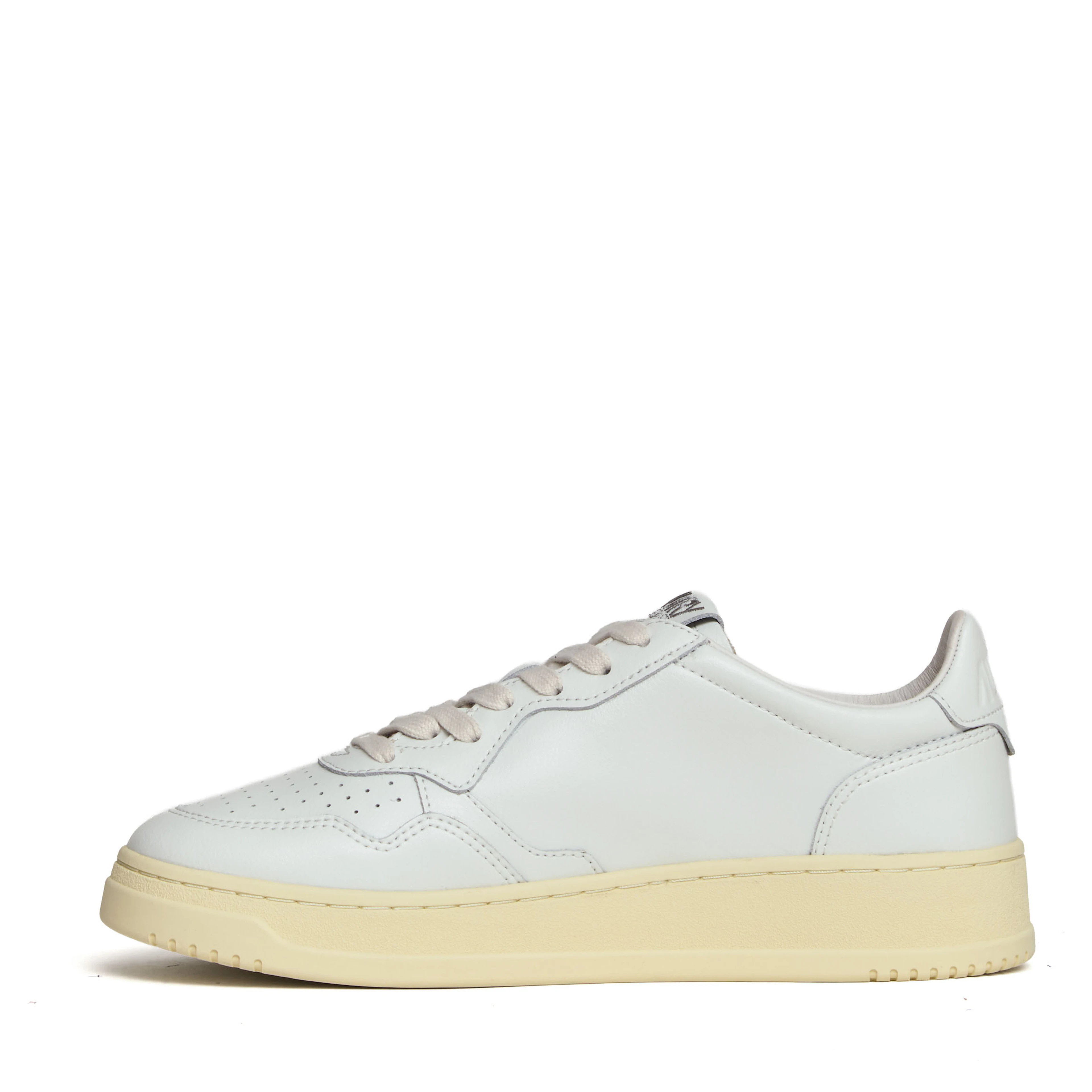 Sneakers Medalist Low In Pelle Bianca