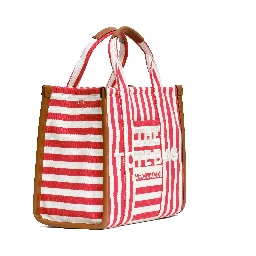 The Medium Tote Stripe Canvas